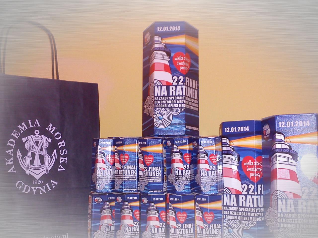 Akademia Morska podczas 22. Finału Wielkiej Orkiestry Świątecznej Pomocy