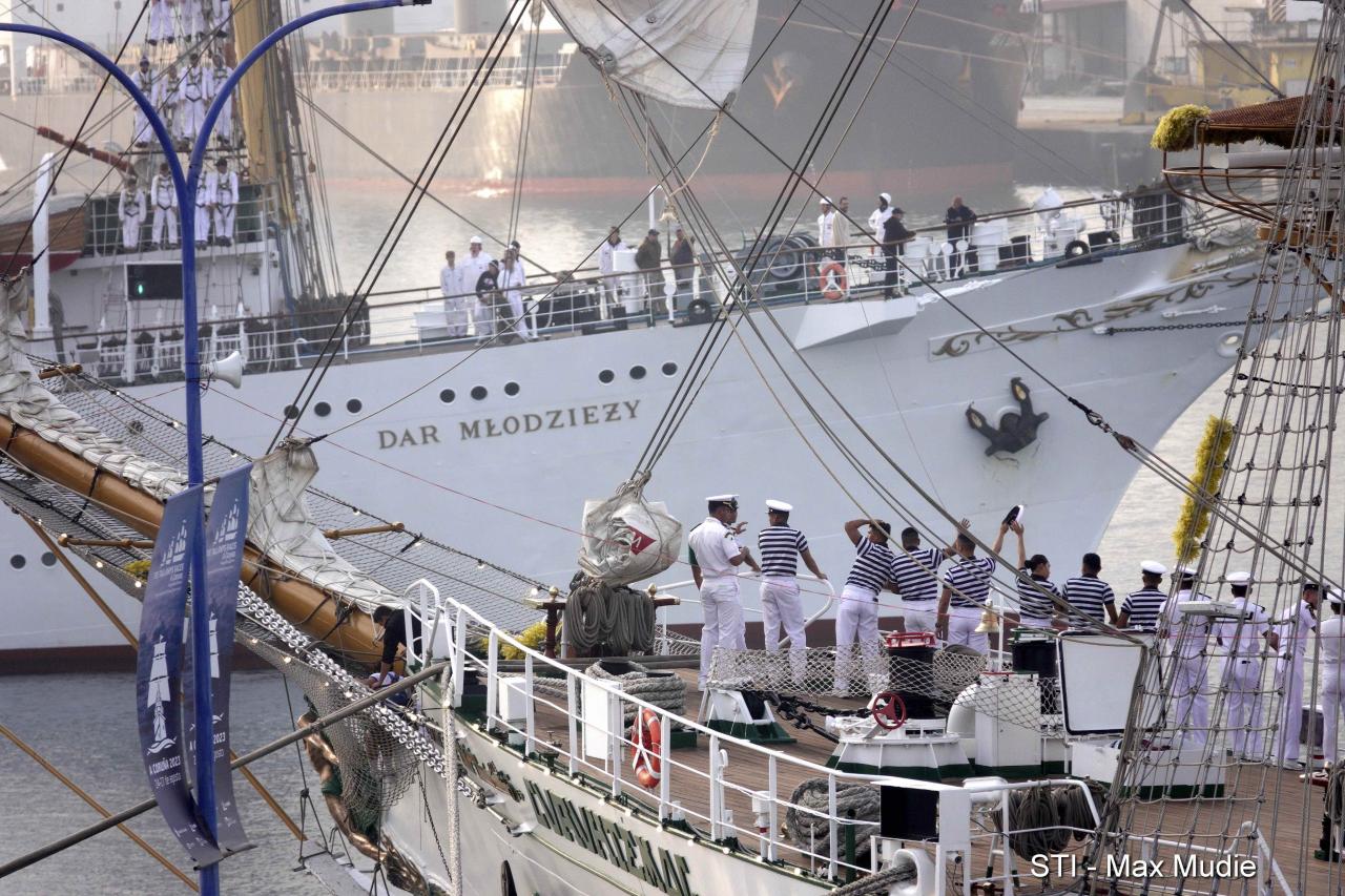 Drugie miejsce Daru Młodzieży  po pierwszym etapie The Tall Ship Races Magellan – Elcano