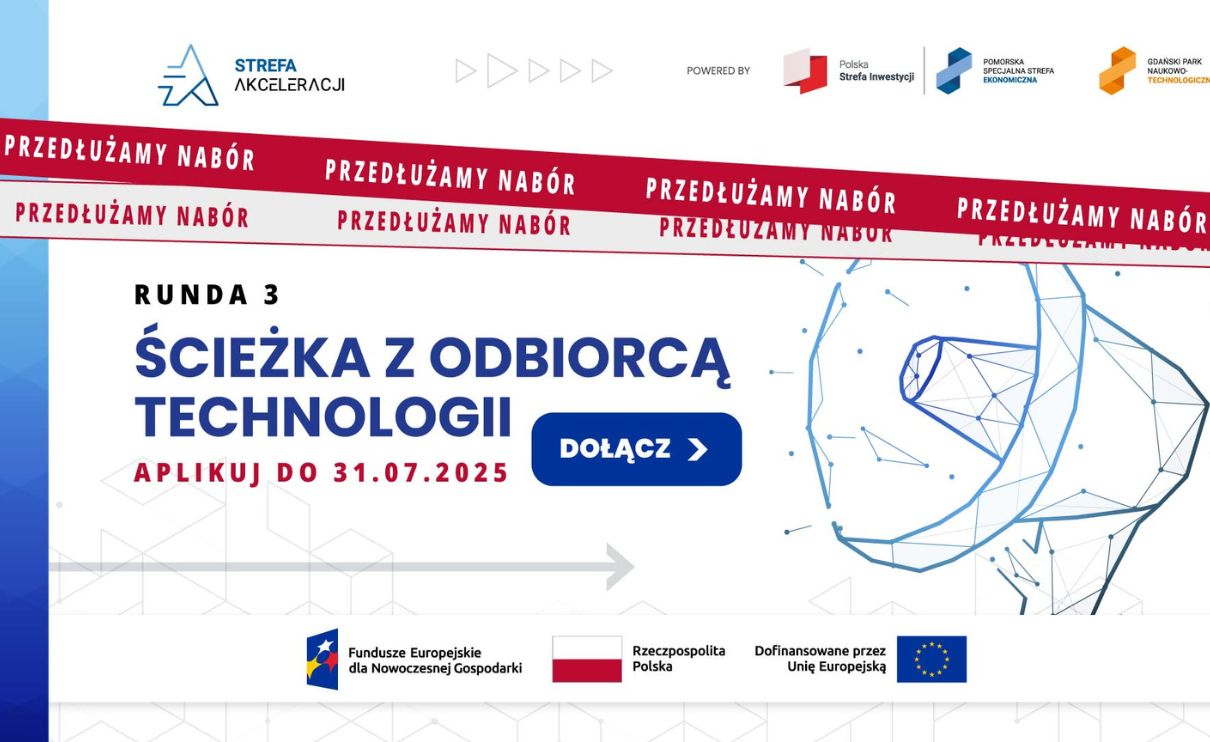 Grafika promująca nabór do Strefy Akceleracji
