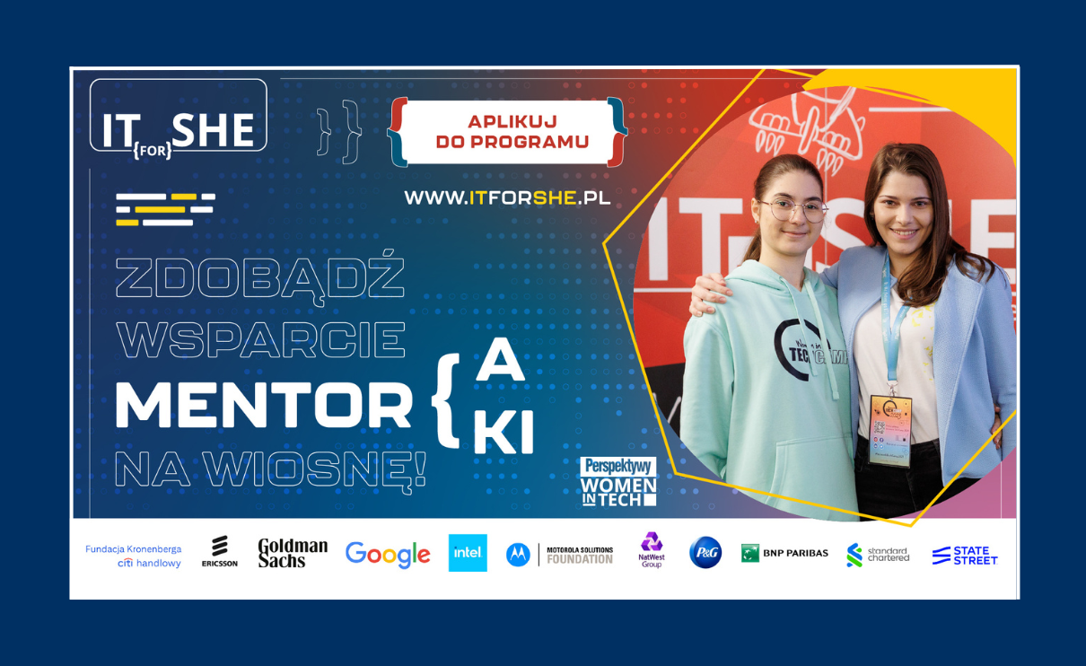 Trwa nabór do programu mentoringowego „IT for SHE”