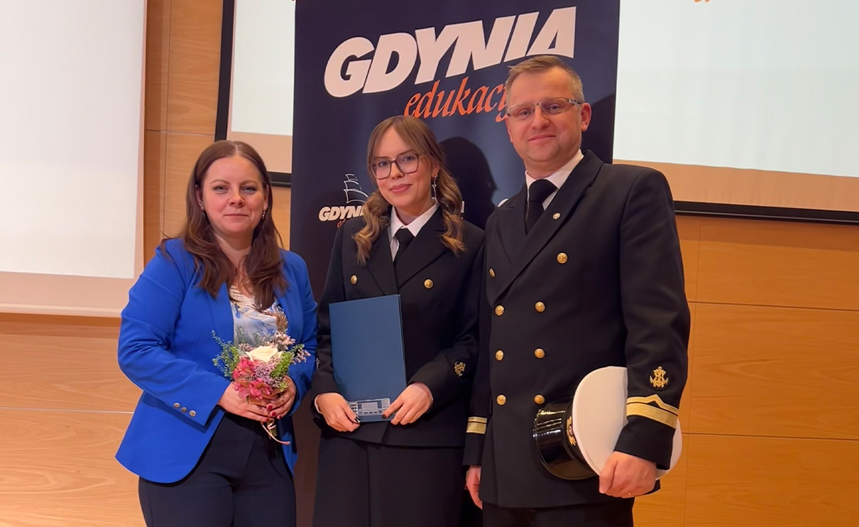 Studentka Wydziału Nawigacyjnego otrzymała Stypendium Miasta Gdyni