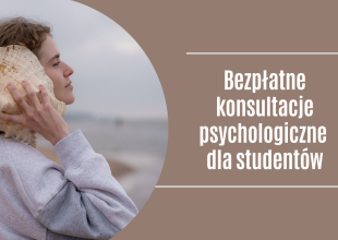 Bezpłatne konsultacje psychologiczne dla studentów