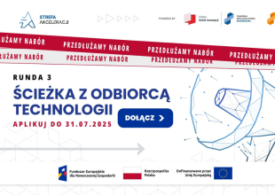 Grafika promująca nabór do Strefy Akceleracji