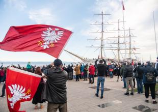 Powitanie \"Daru Młodzieży\"