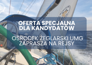 Plansza z tytułem Oferta specjalna dla kandydatów