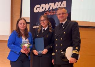 Studentka Wydziału Nawigacyjnego otrzymała Stypendium Miasta Gdyni
