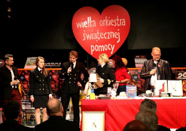 26. Finał WOŚP w Akademii Morskiej w Gdyni, fot. Magdalena Zajk