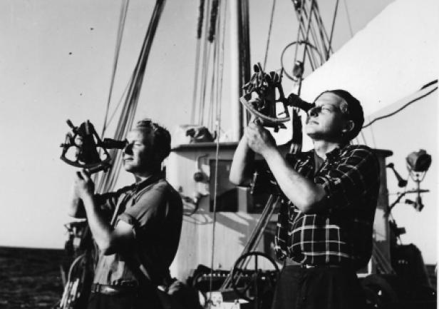 \"Henryk Rutkowski\" - zajęcia z astronawigacji (fot. F. Staszewski)