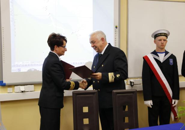 Podpisanie porozumienia z Zespołem Szkół Morskich, fot. Katarzyna Okońska Podpisanie porozumienia z Zespołem Szkół Morskich, fot. Katarzyna Okońska