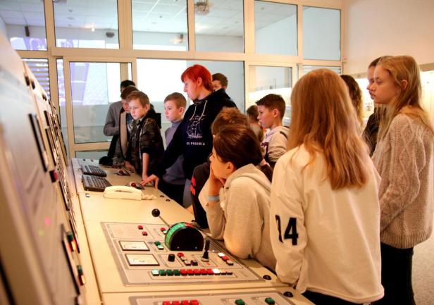 Wizyta uczniów w AMG, fot. Magdalena Zajk