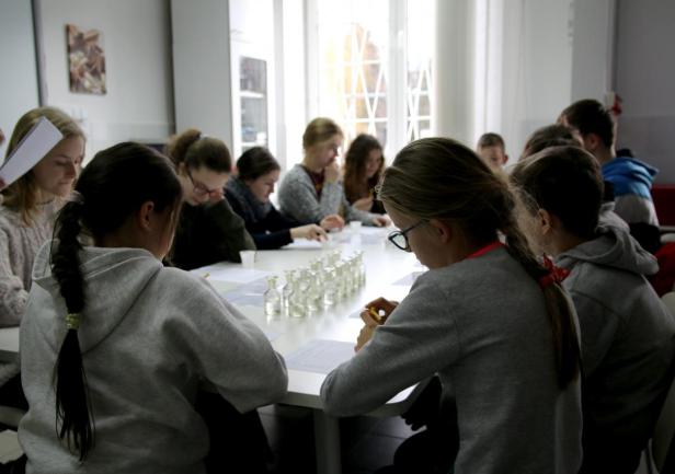 Wizyta uczniów w AMG, fot. Magdalena Zajk