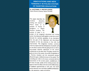 26-29.06.2000_Abstrakt referatu wygłoszonego przez prof. B. Łączyńskiego podczas konferencji inauguracyjnej IAMU_Stambuł, Turcja