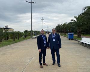 19-22.10.2022, AGA 22, Batumi Gruzja. JM Rektor UMG prof. A. Weintrit oraz prof. A. Przybyłowski