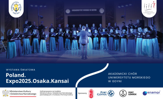 Plansza ze zdjęciem Akademickiego Chóru UMG