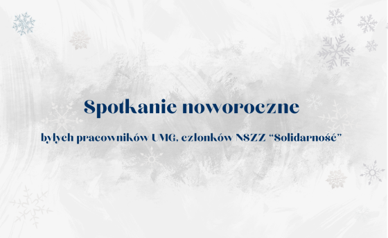 Plansza z tytułem Spotkanie noworoczne