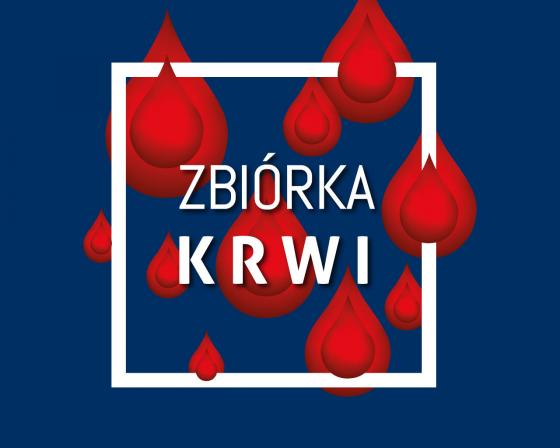 Zbiórka krwi przed gmachem głównym UMG