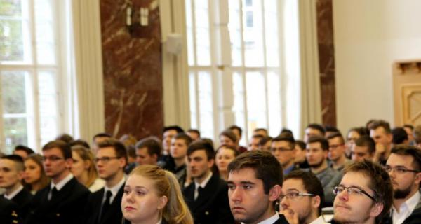 Debata z Rektorem Akademii Morskiej w Gdyni, fot. Magdalena Zajk Debata z Rektorem Akademii Morskiej w Gdyni, fot. Magdalena Zajk
