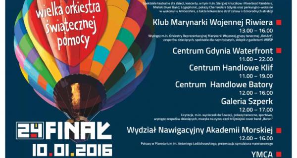 Gdynia podczas WOŚP 2016
